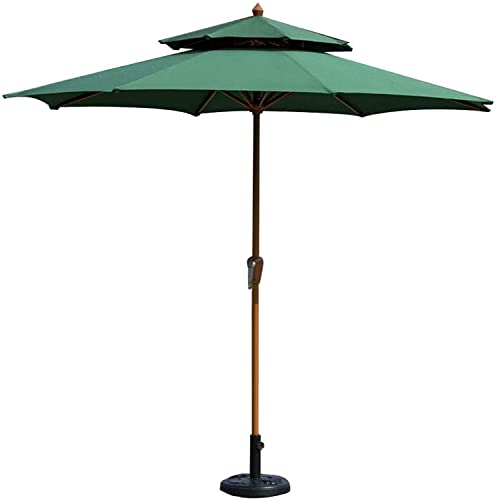 Sombrilla para calor extremo en jardín parasol portátil de mesa