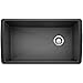 BLANCO, Anthracite 441768 DIAMOND SILGRANIT Super Single Undermount Kitchen Sink, 33.5