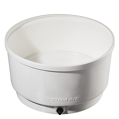 SP Bel-Art Polyethylene Buchner Table-Top Funnel with Perforated Removable Plate; 18 in. I.D., 11.5 in. Height (H14627-1457)