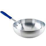 Winco Aluminum Stir Fry Pan, 11-Inch,Silver
