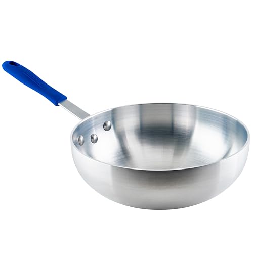 Winco Aluminum Stir Fry Pan, 11-Inch,Silver