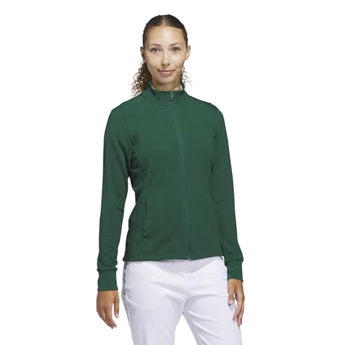 Image of adidas Golf Performance Texture Full Zip Jacket