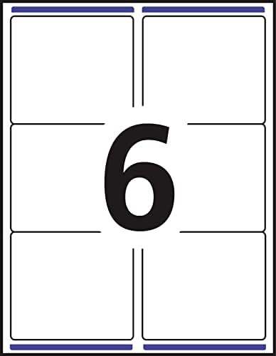 Avery TrueBlock Shipping Labels for Inkjet/Laser Printers, 3⅓" x 4", White, Rectangle, 600 Labels, Permanent (5164) Made in Canada image 7