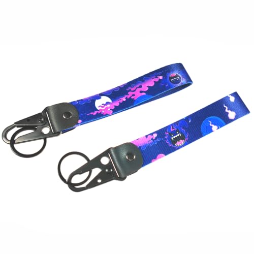 Image of 2 pack Wrist Lanyard Keychain for Women and Men, Anime Theme