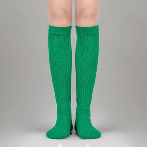 Image of Century Star Knee High Slouch Socks for Women - 80s 90s Scrunch Socks Soft Leg Warmers Stacked Boot Socks Holiday Daily