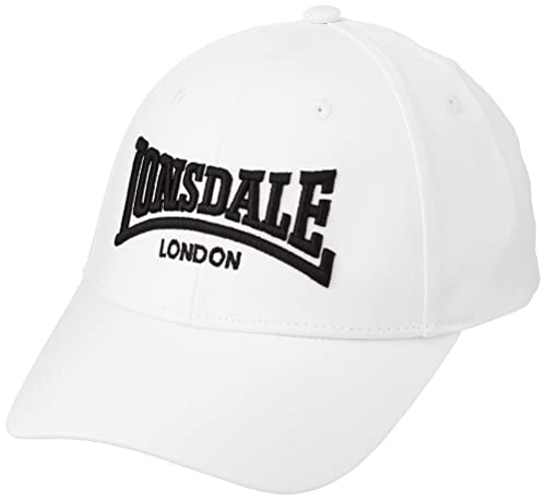 Lonsdale Men's Flixton Cap, White, One Size