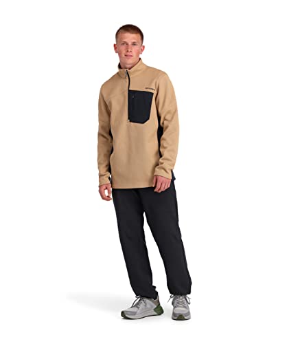 Image of Spyder Men's Bandit Hybrid 1 /2 Zip Fleece Ski Mid Layer Sweater Jacket