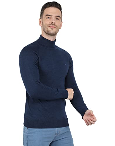 Image of Monte Carlo Men Wool High Neck Pullover Sweater