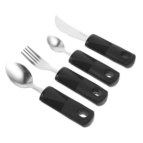 Beavorty 1セットの 抖 適応餐具 不?? 製滑り めハン 者 障がい者向けテー