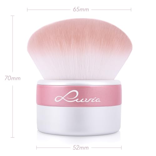 XXL Kabuki Brush Luvia, Powder Make-Up Brush, XXL Powder Brush for the Face Bronzer, Blush, Contour, Highlighter - Image 4