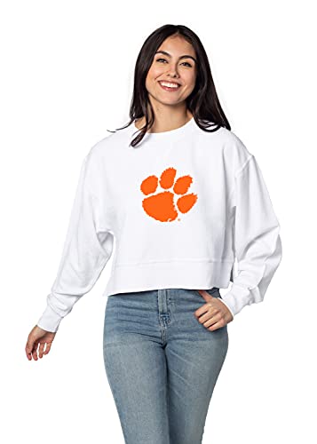 Image of chicka-d NCAA womens Corded Boxy Pullover