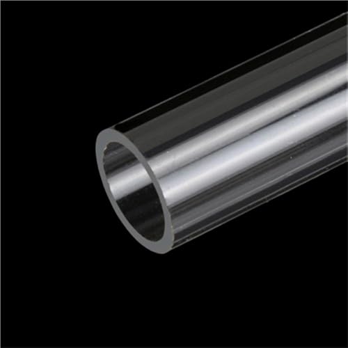 CROWEL Transparentes Acrylrohr PMMA-Rohr 1 Stück