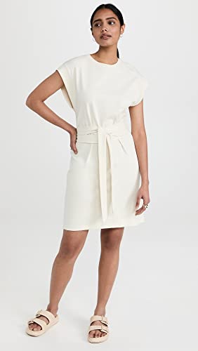 Image of Vince Women's Short Sleeve Tie Waist Dress