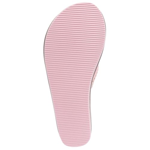 Image of Juicy Couture Women's Wedge Platform Flip Flops, Fashion Beach Sandals with Soft Footbed and Thong Style