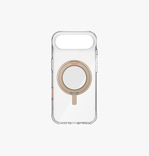Coque iPhone Air UNIQ SWIVIX doré transparent haut de gamme avec anneau MAGClick
