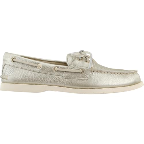 Image of Sperry Womens Conway Metallic Boat Flats Casual - Gold