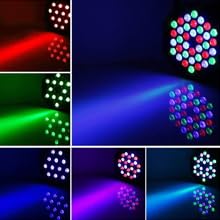 Image of LED Par Lights 16 Pack, 36 LED Stage Lights 7 Modes RGB DJ Light with Sound Activated Remote and DMX Control DJ Uplighting for Birthday Party Events Wedding Christmas Stage Lighting