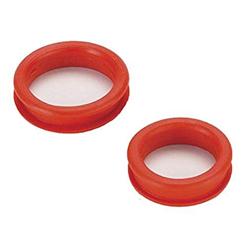Image of Heritage Rubber Finger Rings for Grooming Shears, Red