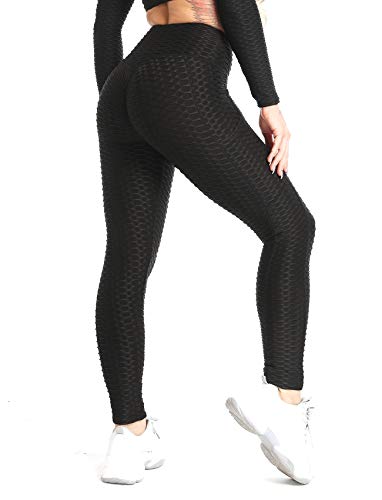 SEASUM Women's High Waist Yoga Pants Tummy Control Slimming Booty Leggings Workout Running Butt Lift Tights3