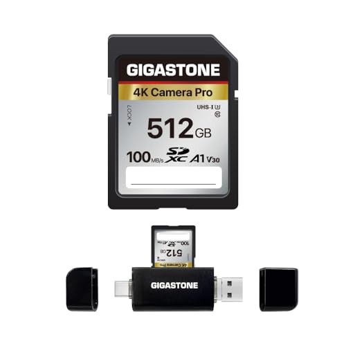 GIGASTONE SDカード 512GB メモリーカード A1 V30 U3 楽天市場】保証5年 Gigastone マイクロSDカード 512GB SDXC A1