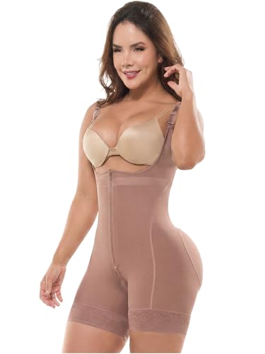 Image of Salome Butt Lifting Shapewear Post Surgery Compression Garment | Stage 2 Open Bust Body Shaper for Women