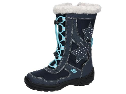 Bottes de neige fille Lico Cathrine après-skis d'hiver enfants chaussures chaudes de marche