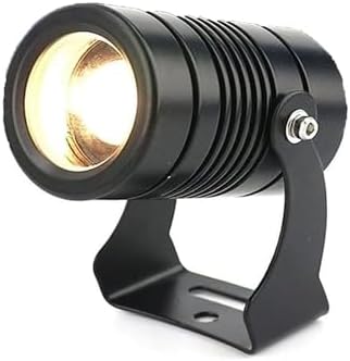 5W LED Beam Spotlight - Outdoor In-Ground Lights, Wall Washer with Long Throw Narrow Beam for Garden, Pathway, Deck Lighting - Blue Light (12V)