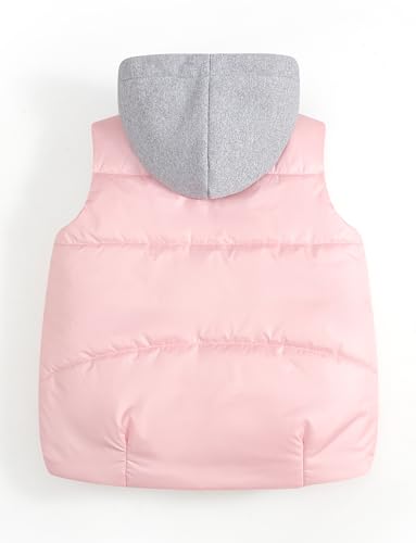 Happy Cherry Boys Girls' Down Vest Hooded Lightweight Sleeveless Jacket Zipper Toddler Puffer Vest2