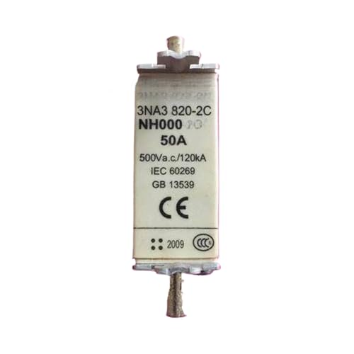 Fusible 3NA3820-2C NH000 50A pour protection de tableau électrique