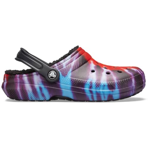 Sabots Crocs Classic Lined Tie-Dye pour en finir avec les pieds froids en taille 48 49