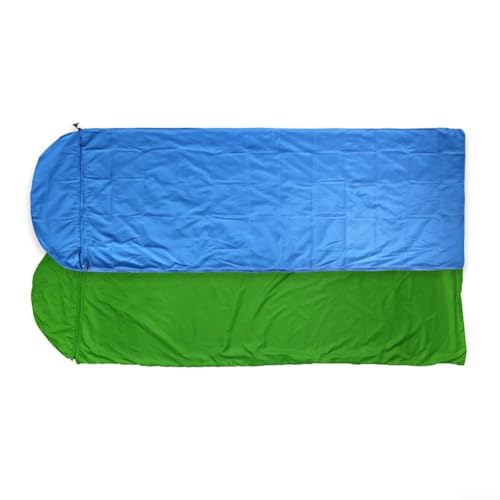 Funda ultraligera impermeable para bolsa de dormir y bivy para camping y senderismo, 260 g Nylon PU, refugio compacto impermeable con función de sombra solar, azul miniatura 3