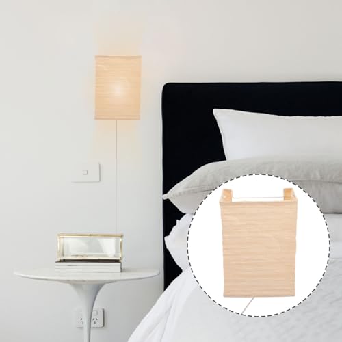 Lámpara de pared elegante estilo nórdico de papel marrón COLLBATH decoración exclusiva 3