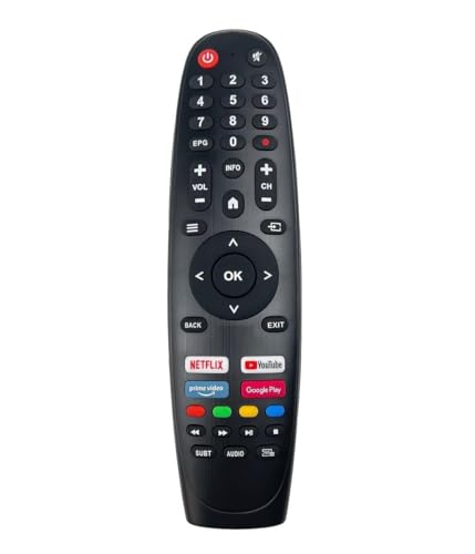 Image of Compatible for Compaq Tv Remote Original Suitable Smart Android FHD UHD Television 32 43 50 55 inches and Make Sure Existing Remote Match Exactly to Replicate and Perform Comfortably.