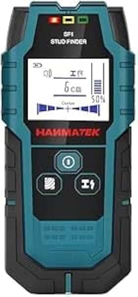 Scanner Detector de Parede Profissional – Localiza Tubos, Fios Elétricos, PVC, Madeira e Metal – Sensor de Alta Precisão com Tela Digital