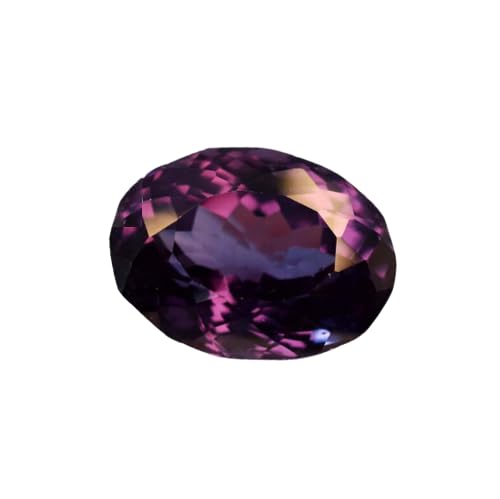 GenericRDESIGN A1 Collection Alexandra Stone Original 4 Carat Certified 4.5 Ratti Beautiful Shinning & Colour Changing Effect Alexandrite Gemstone Loose Birthstone For Wearing Purpose