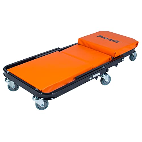 Image of Pro-LifT Foldable Z Creeper 2-in-1 Rolling Car Creeper & Seat, 40 inch