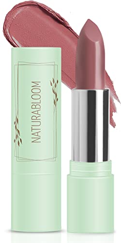 NATURABLOOM Hydrating Lipstick Long Lasting (Orchid), 90% Natural, Vegan Pink Lipstick, Highly-Pigmented, Moisturising