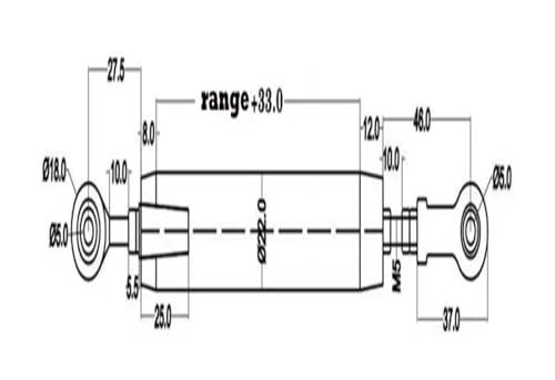 Sensor de desplazamiento lineal KPM18 de 300mm evita errores de alineación 4