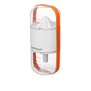 Nutrifresh Prep 6-in-1 multifunctionele bekers – ruimtebesparende keukengereedschapset met containers inclusief citrusruimer, fijne rasp, eierscheider, trechter – vaatwasmachinebestendig, compact