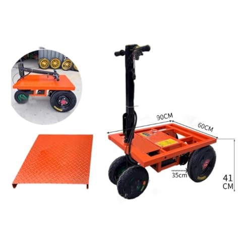Carretilla plegable de plataforma para transporte y carga miniatura 2