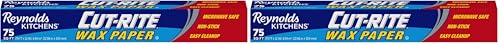 Reynolds Cut-Rite Wax Paper, 75 Square Foot Roll (Pack of 2)