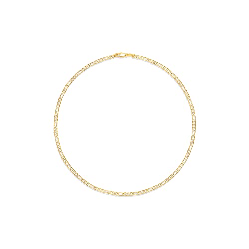 Amazon Essentials 14k Gold or Sterling Silver Plated Figaro Chain Necklace by Amazon Essentials - Used condition - Image 3