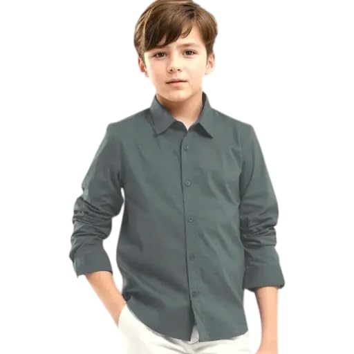 Cotton Full Sleeves Checkered Shirt for Boys Regular Fit-image-11