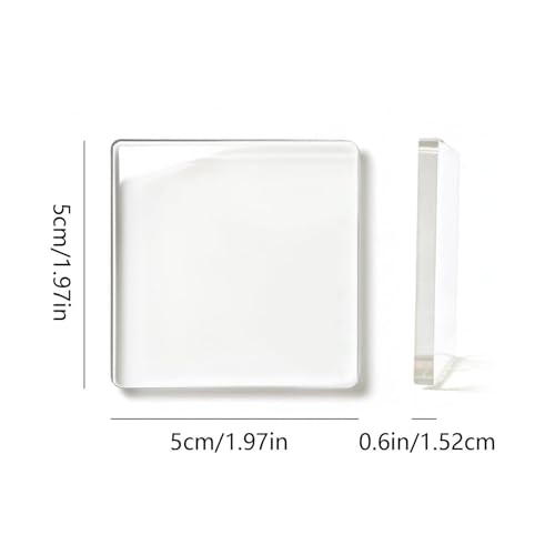 Kit de bricolage d'aimants acryliques transparents pour stopper la chute de vos documents
