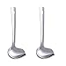 Do Buy Soßenlöffel Edelstahl 18/10 Saucenlöffel Länge 22 cm, Silber Farbe Schöpflöffel Ladle Spoon 2 Stück Gießlöffel, Breite 8.4 cm Groß Suppenlöffel Servierlöffel mit Hängendes Loch