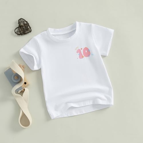 in My Double Digits Era Birthday Girl Shirt 10th Birthday Girls T-Shirt 10 Year Old Ten B-Day Party Tee Tops2