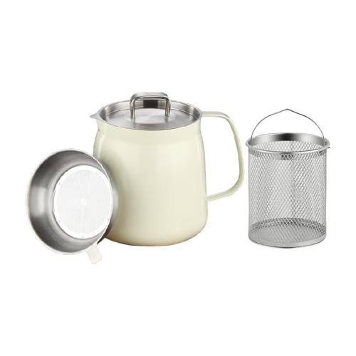 Pitycbo Olla de Acero Inoxidable 304 de Gran Capacidad Extraíble para Acampar de 2 L/68