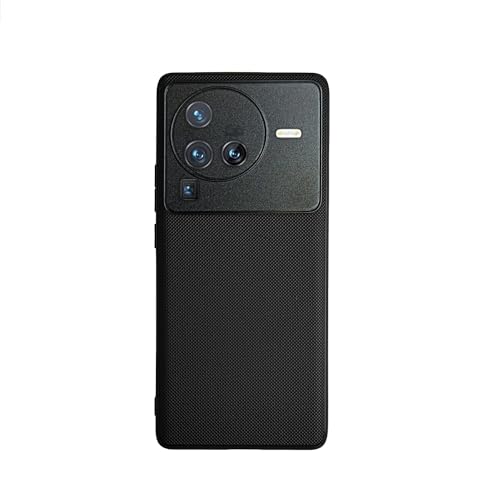 Image of AIBEX Case for Vivo X80 Pro Plus Super Frosted Shield Pro Hard Back Soft Border (PC + TPU) Shock Absorb Cover Raised Bezel Camera Protect PC with Logo Cut Black Color