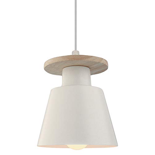 PETITES ECREVISSES Moderna Lámpara Colgante Minimalista Retro Industrial Lámpara de Techo Lámpara de Estilo Nórdico Iluminación Colgante para Cocina Comedor Oficina Salón (Blanco)