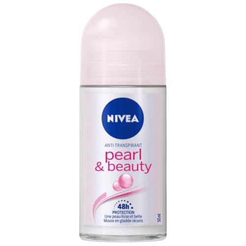 Nivea Pearl & Beauty Anti-Perspirant Roll-On Deodorant Pack of 6 x 50 ml
